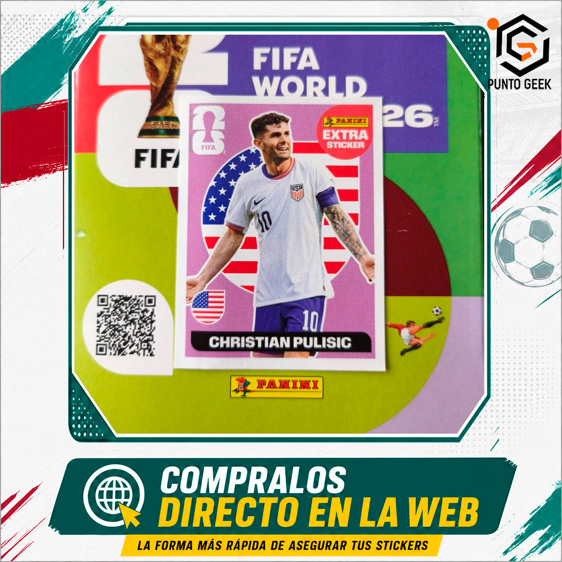 Sticker Extra Christian Pulisic Base