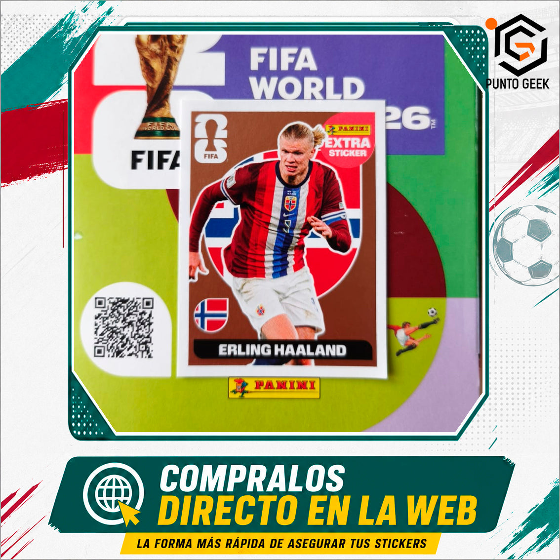 Sticker Extra Erling Haaland Bronce