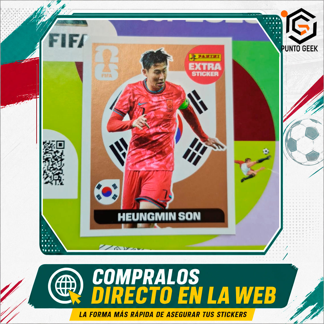 Sticker Extra Heungmin Son Bronce