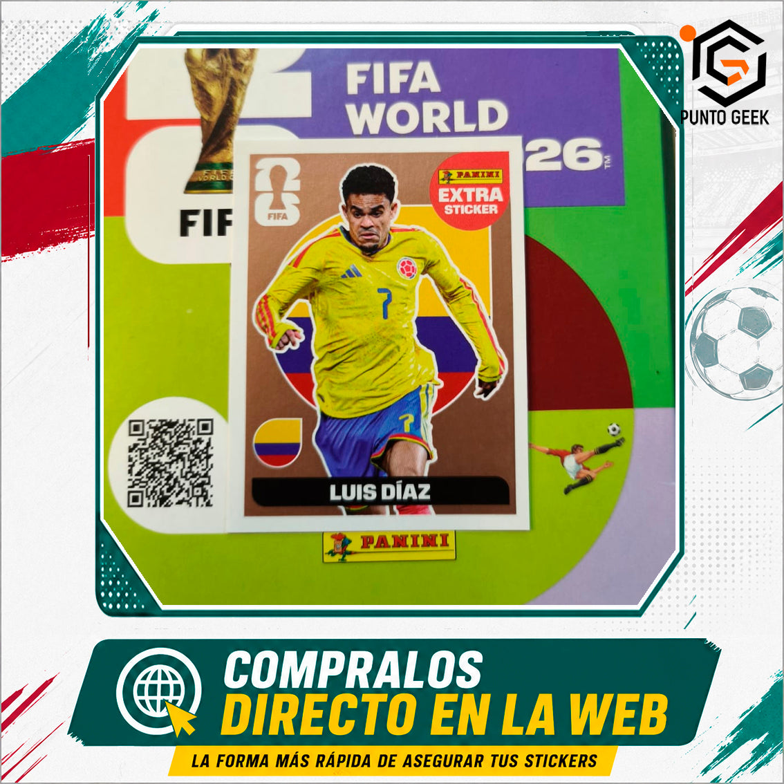Sticker Extra Luis Diaz Bronce