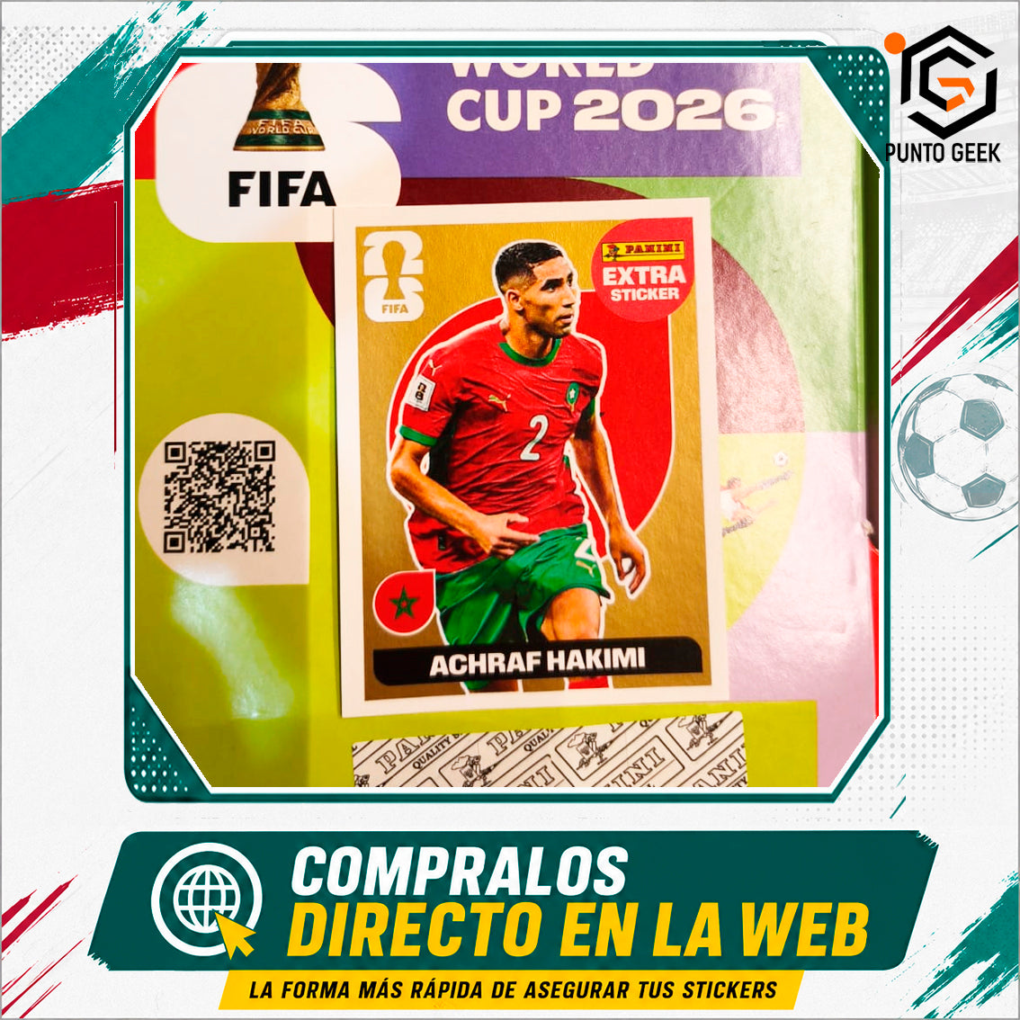 Sticker Extra Achraf Hakimi Oro