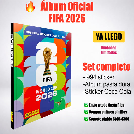 Album Panini pasta dura Set 994 sticker (Incluye los de Coca Cola)