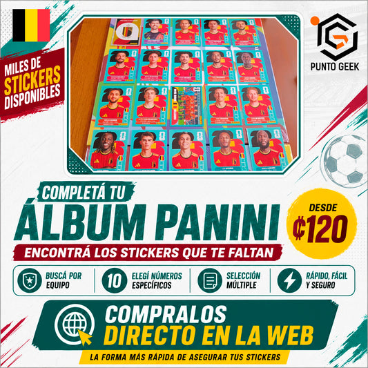 Bélgica Panini 2026 (BEL)