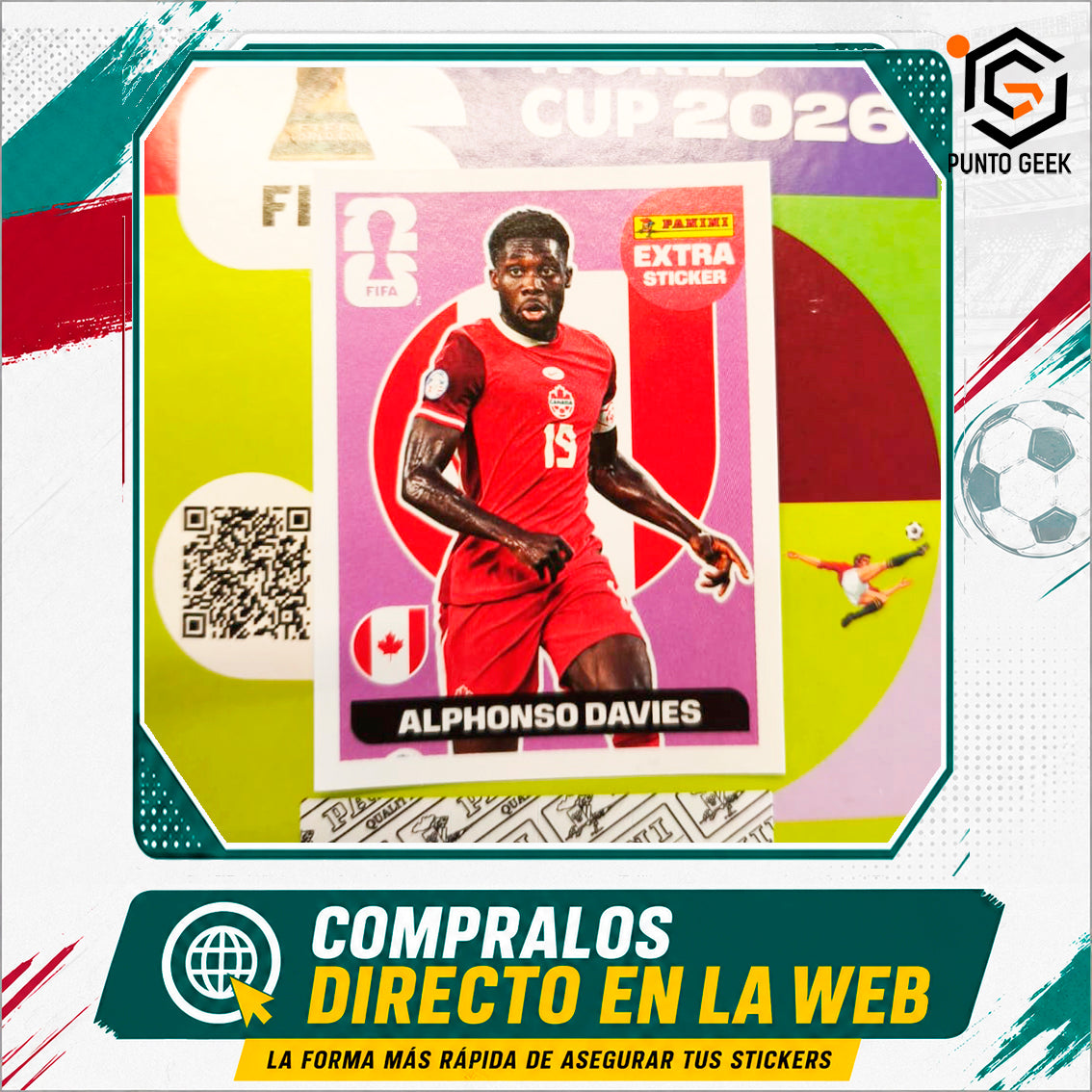 Sticker Extra Alphonso Davies Base
