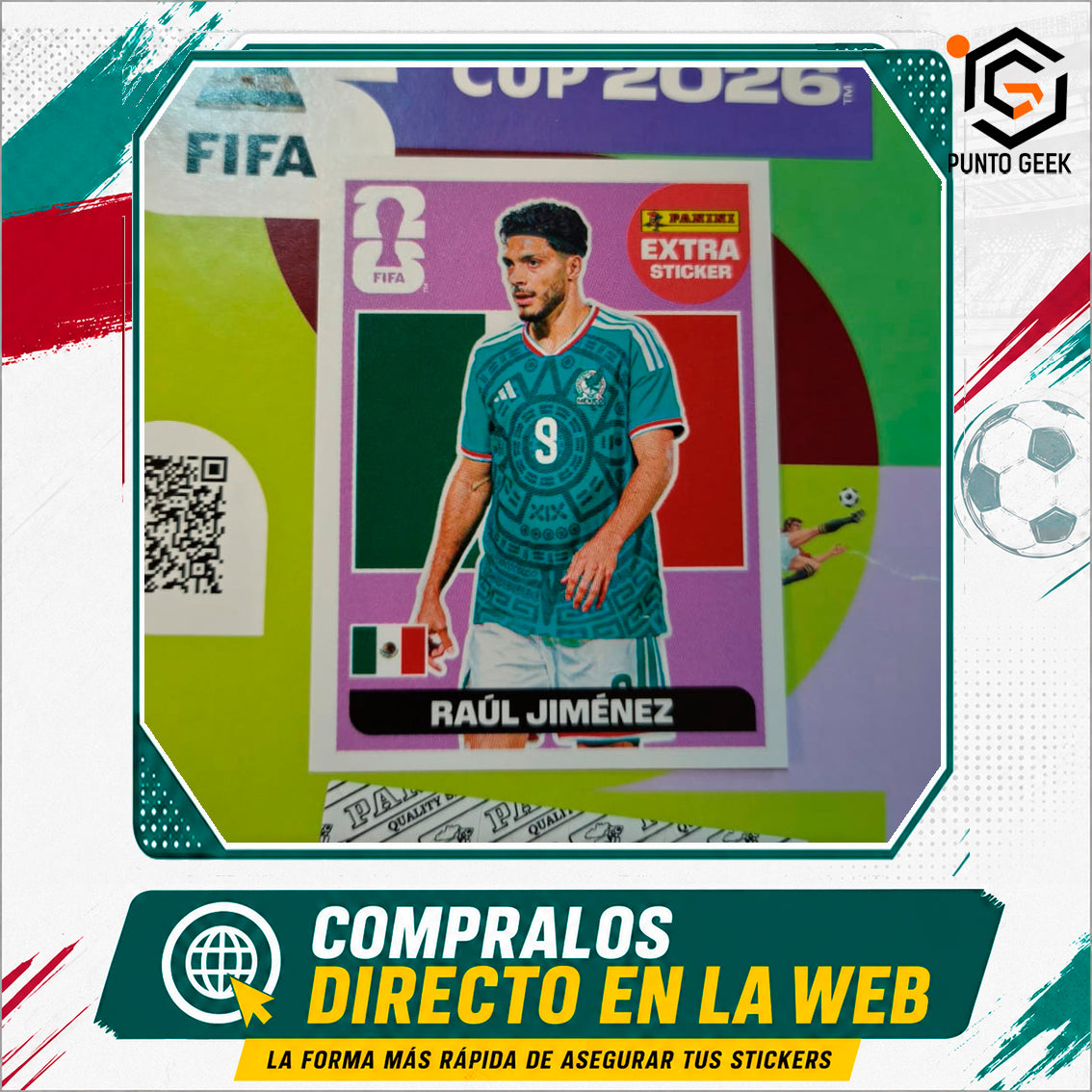 Sticker Extra Raúl Jimenez Base