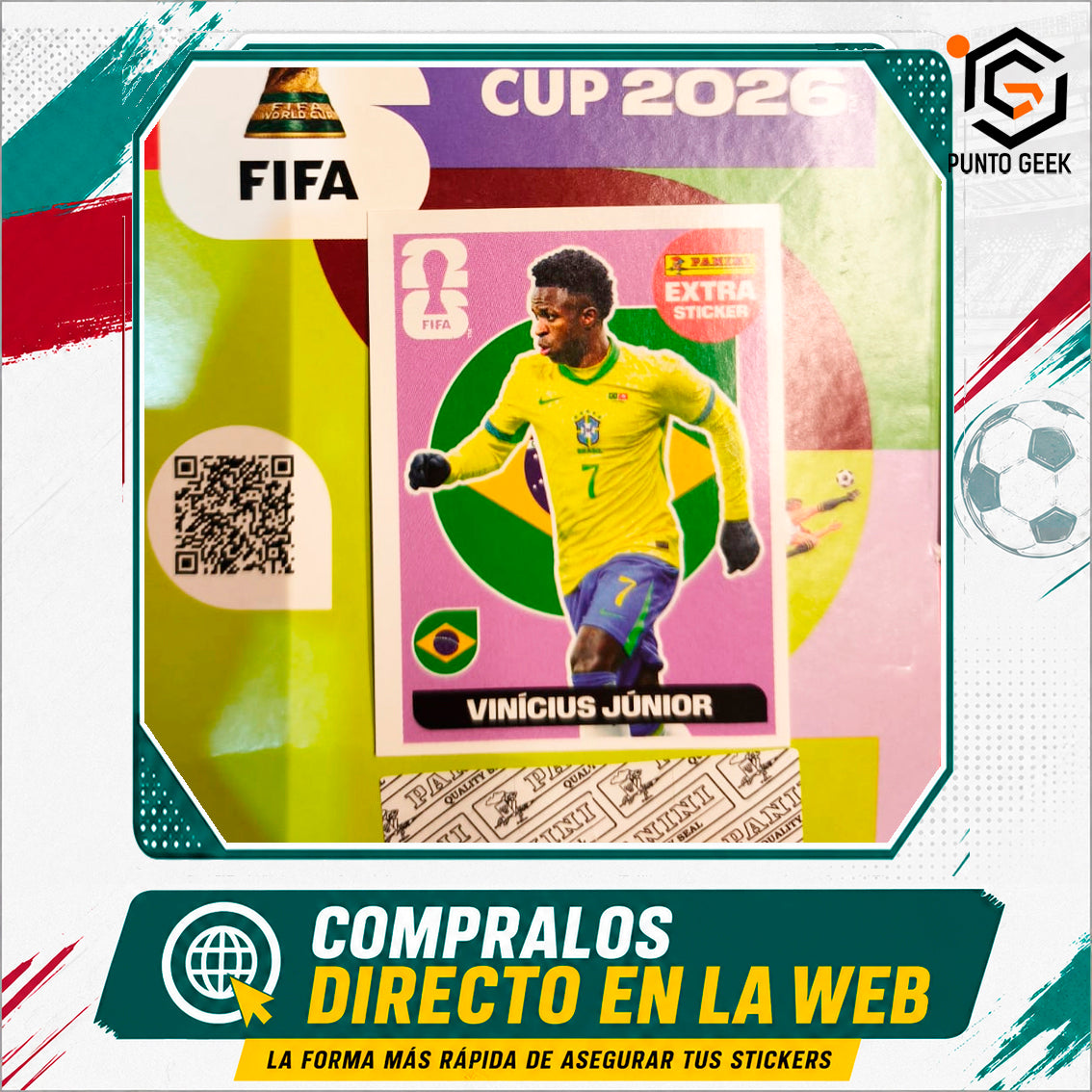 Sticker Extra Vinicius Junior Base