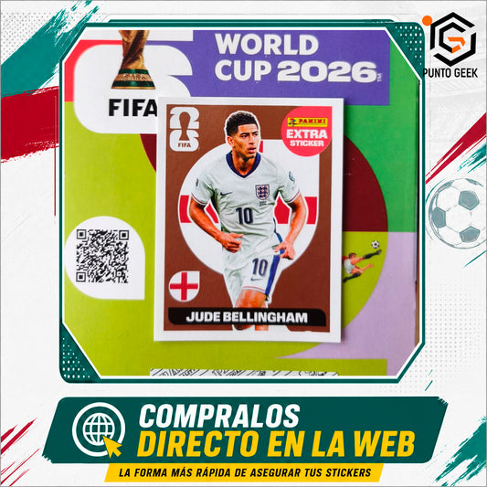 Sticker Extra Jude Bellingham Bronce