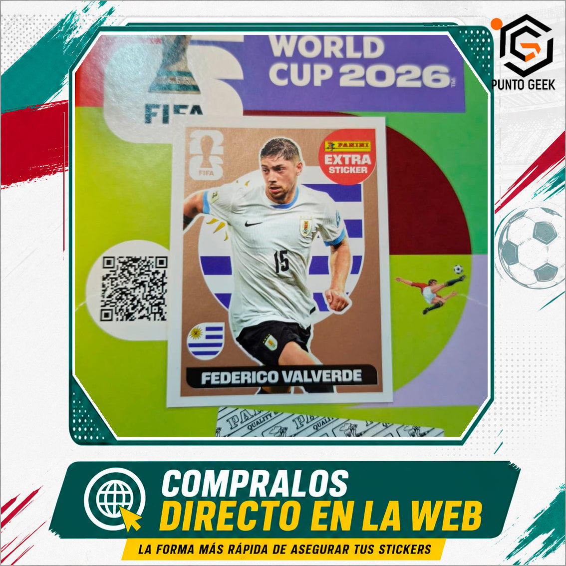 Sticker Extra Federico Valverde Bronce