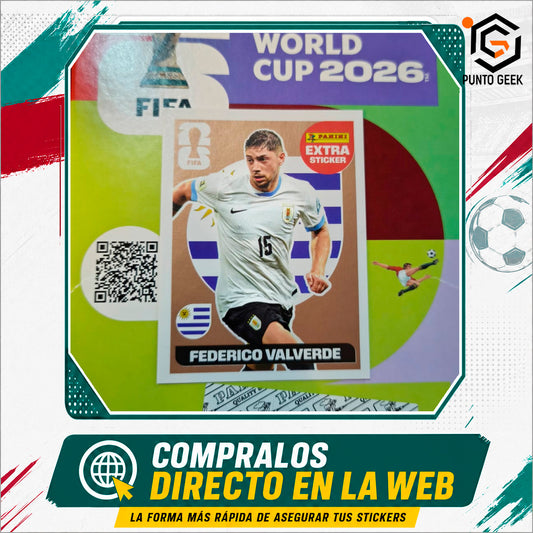 Sticker Extra Federico Valverde Bronce