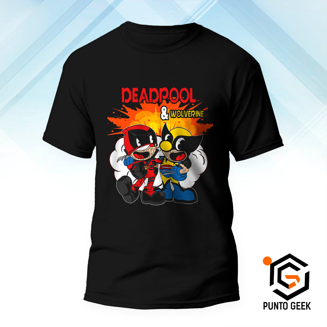 Deadpool y wolverine cup head