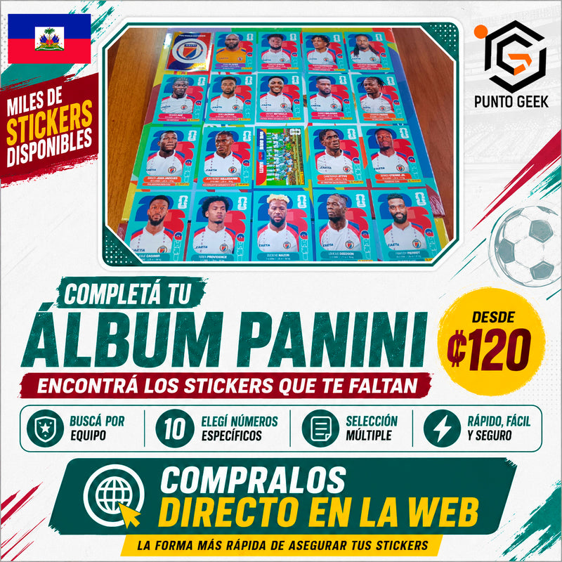 Haití Panini 2026 (HAI)