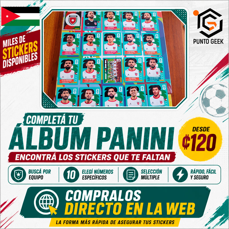 Jordania Panini 2026 (JOR)