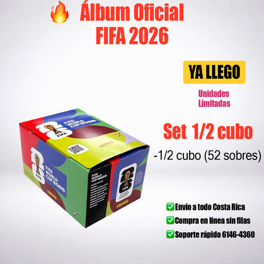 Medio cubo 52  Sobres -  Panini Mundial Fifa 2026