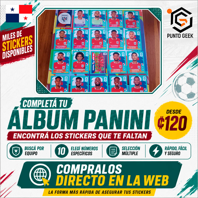 Panamá Panini 2026 (PAN)