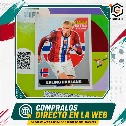 Sticker Extra Halaand Plata